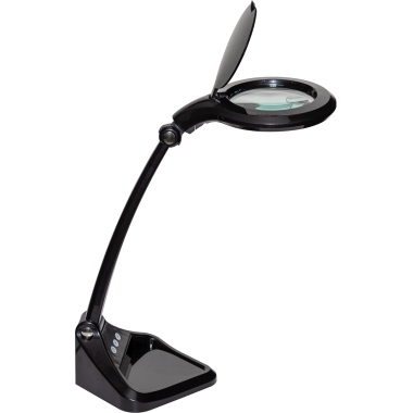 LED-Lupenleuchte Maul 82612 schwarz MAULiris schwarz dimmbar