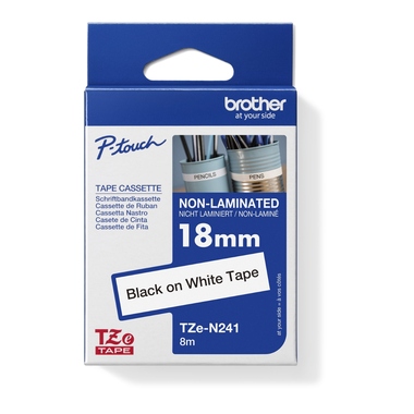 Schriftband Brother TZe-N241 schw/weiß 18mm x 8m