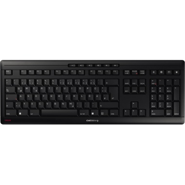 Tastatur CHERRY STREAM KEYBOARD WIRELESS schwarz