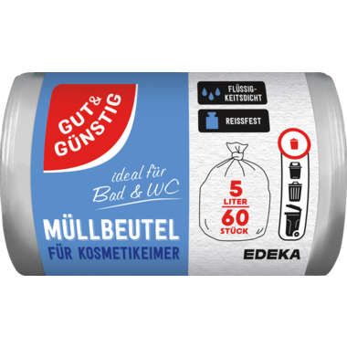 Müllbeutel 5L weiß 60ST 