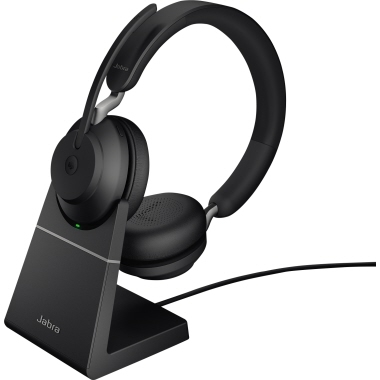 Headset JABRA Evolve2 65 Link380a MS 2H schwarz + Station