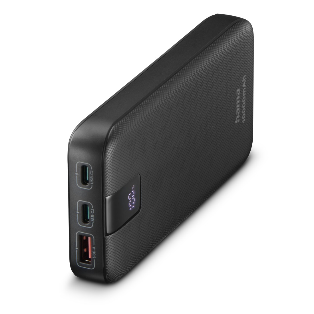 Power Pack Hama 201718 PD 10 10000mAh Ausgänge: 2x USB-C, USB-A