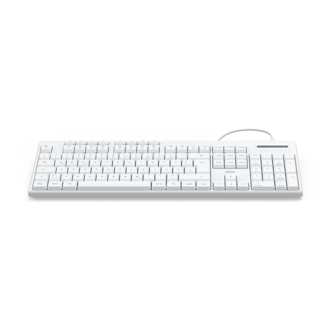 Tastatur Hama CK-200 weiß 00173053 USB-A