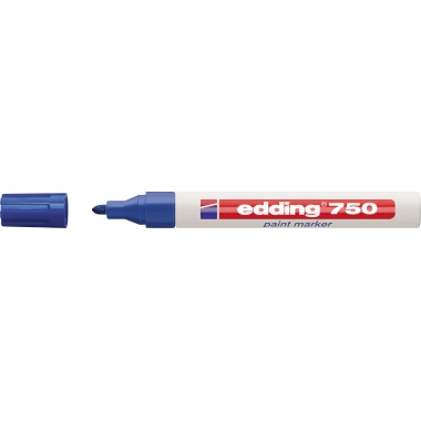 Lackmarker edding 750 2-4mm blau 
