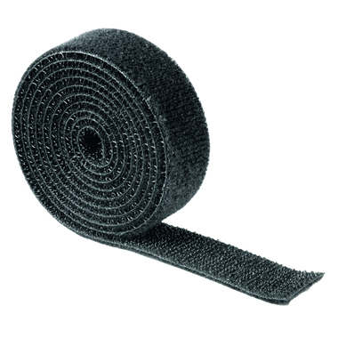Klettband Hama beidseitig 1,9x100 cm schwarz