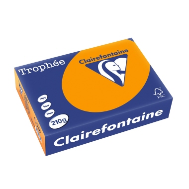 Kopierpapier Clairefontaine 1767C A4 210g orange 250 Blatt