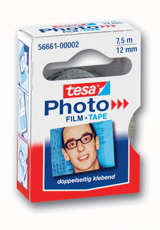 Klebeband Tesa 56661 7,5mx12mm Doppelseitig, Photofilm