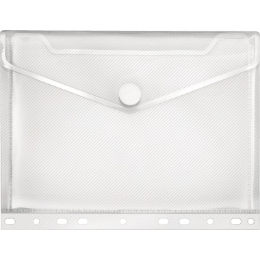Dokumentenhülle Veloflex 5345100 A5 tr Transparent Klettverschluss Polypropylen