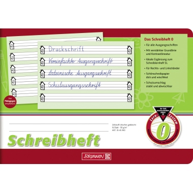 Schreibheft Brunnen A5 quer Lin 0 1045940, 16Bl