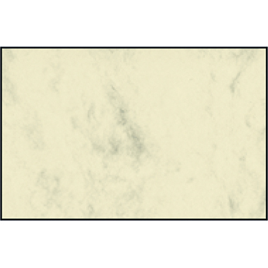 Visitenkarten Sigel DP744 3C marmorbeige 225g
