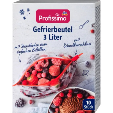 Gefrierbeutel Profissimo 3L 10 St. 