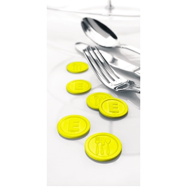 Wertmarke Sigel Essen Ø25mm gelb 