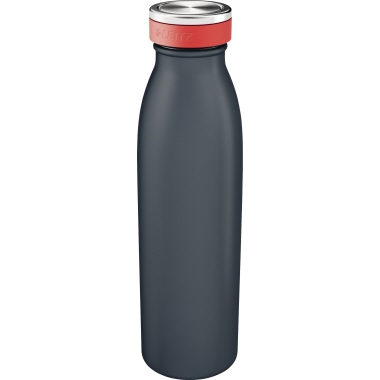 Trinkflasche Leitz 9016 0,5L samtgrau Cosy Edelstahl