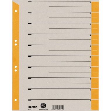 Trennblatt Leitz 1652 A4 orange 