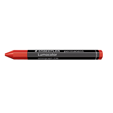 Signierkreide Staedtler 236 11mm rot 