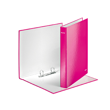 Ringbuch Leitz WOW 4241 A4 25mm pink 2 Ringe