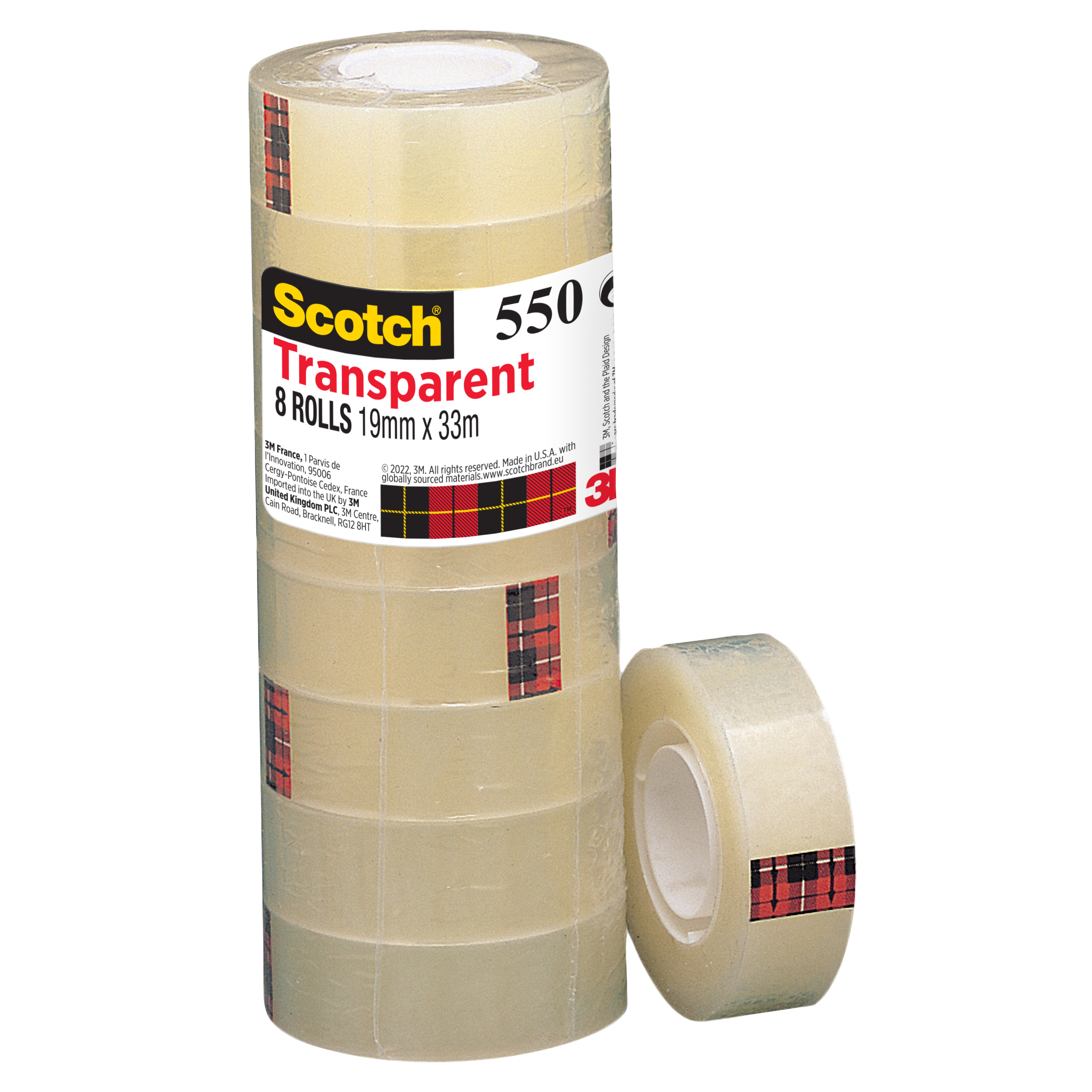 Klebeband Scotch 550 33mx19mm klar Und Transparent