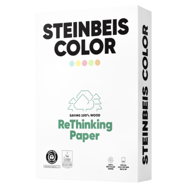 Kopierp. Steinbeis A4 80g recycling gelb Pastell