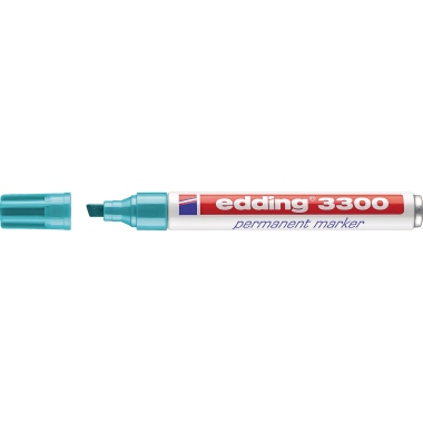 Permanentmarker Edding 3300 türkis 1-5mm, Keilspitze