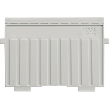 Stützplatte Han 9026 A6 quer grau 