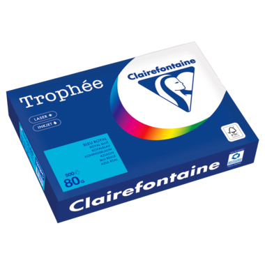 Kopierpapier Clairefontaine 1976C A4 80g royalblau 500 Blatt 