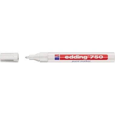 Lackmarker edding 750 2-4mm weiß 
