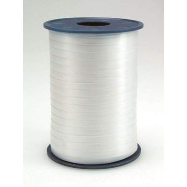 Ringelband 5mm x 500m weiß Geschenkband, Kräuselband