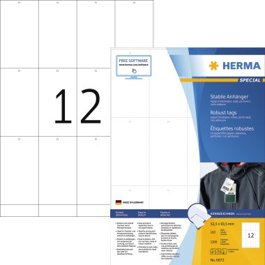 Warenanhänger Herma 6872 52,5x93,5mm 