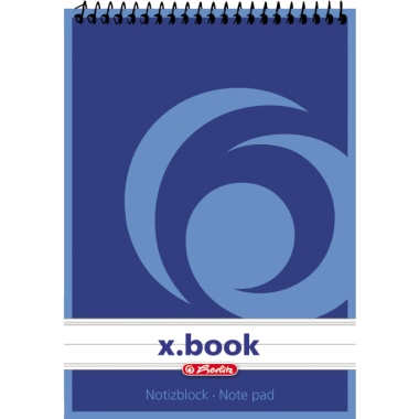 Spiralnotizblock Herlitz A6 50Bl liniert 60g/m², 110619