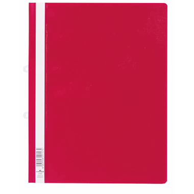 Schnellhefter Durable 2580 A4 PVC rot Überbreit