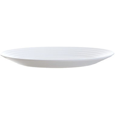 Teller STAIRO flach uni weiß 27cm 