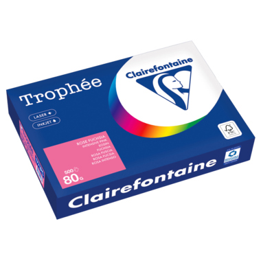 Kopierpapier Clairefontaine 1771C A4 80g eosin 500 Blatt 