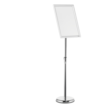 Infobodenständer Durable A3,Aluminium mit Aluminium Klapprahmen A3