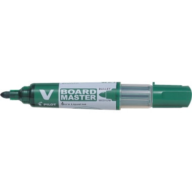 Boardmarker Pilot 5080 V Board Master gn Grün, Rundspitze 2mm,begreen Recyceltem