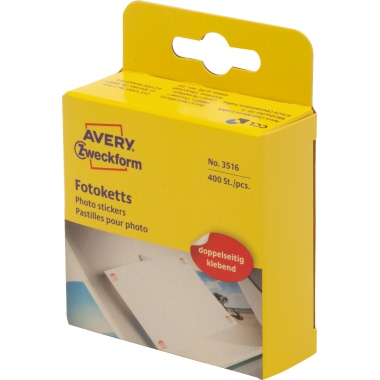Fotokleber Zweckform 3516 Fotokettspender 12x12mm 400st