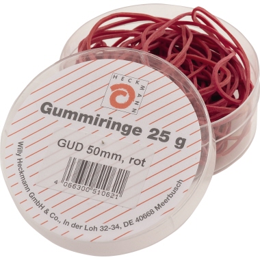 Gummiring WIHEDÜ 50mm rot 25g 