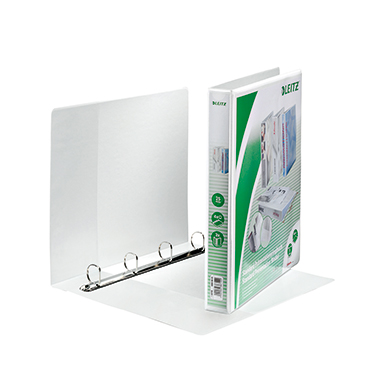 Ringbuch Leitz 4284 A4 25mm 4Ring weiß Rückenbreite Ca. 43 Mm,präsentationsri.