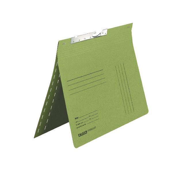 Pendelhefter Falken 15033842 A4 320g gn Zweifalz BH+KH mit Schlitzstanzung