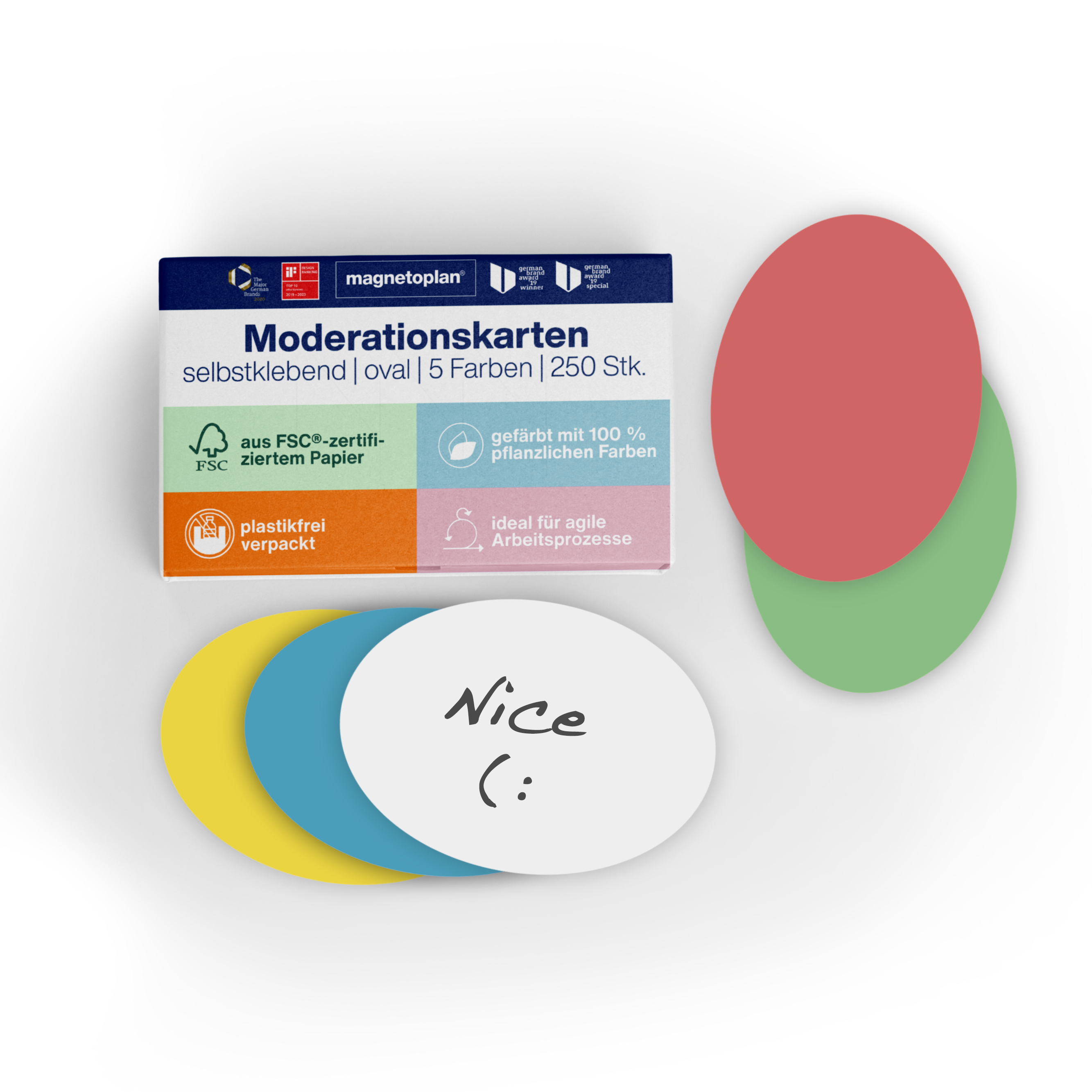 Moderationsk.magnetopl. 111151990 11x19cm 5-farbig: Rosa, Grün, Gelb, Blau Moderationsk.magnetopl. 111151990 11x19cm 5-farbig: Rosa, Grün, Gelb, Blau