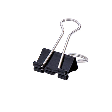 Foldbackklammer Soe 1563 19x7mm schw. 