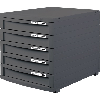 Schubladenbox HAN 1505 5F dgrau 