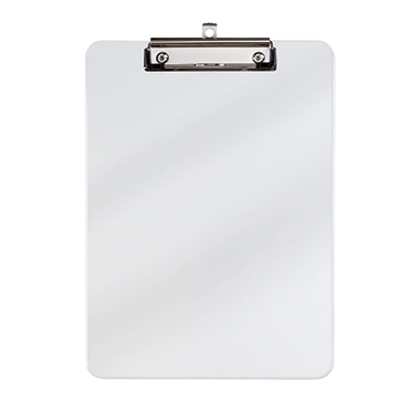 Klemmbrett A4 glasklar 