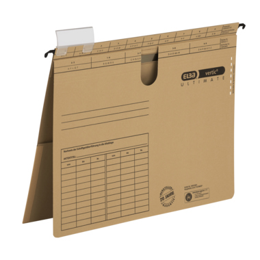 Hängehefter Elba Vertic 100552061 braun Mit Dehntasche Am Rücken