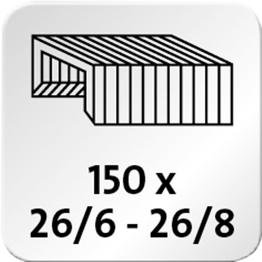 Heftgerät Novus B4FC re+new schwarz bis 50 Blatt, Flat-clinch