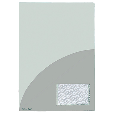 Angebotsmappe Foldersys 10009 A4 transpa Rent