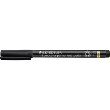 OHP-Marker Staedtler 319F sp.perm. schw. Permanent Special Schwarz