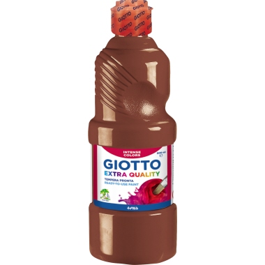 Deckfarbe Giotto Tempera 500ml braun Flasche geeignet für Kinder ab 3 Jahren