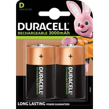 Akku Duracell NiMH Mono-D 1,2V Rechargeable, Pre-charged, 2 St