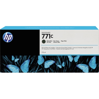Tintenpa. HP 771C B6Y07A matt black 