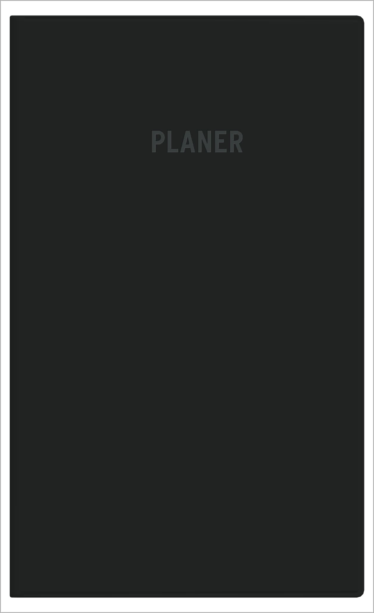 Taschenplaner Zettler 530 1M/2S schwarz 9,5X16cm, Tages-Und Wochenzählung